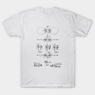 Eyeglasses Vintage Patent Hand Drawing T-Shirt